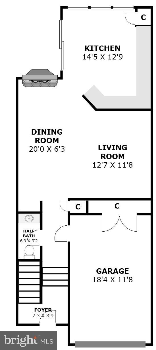 13304 Tivoli Fountain Ct, Germantown, MD 20874 - view of room layout