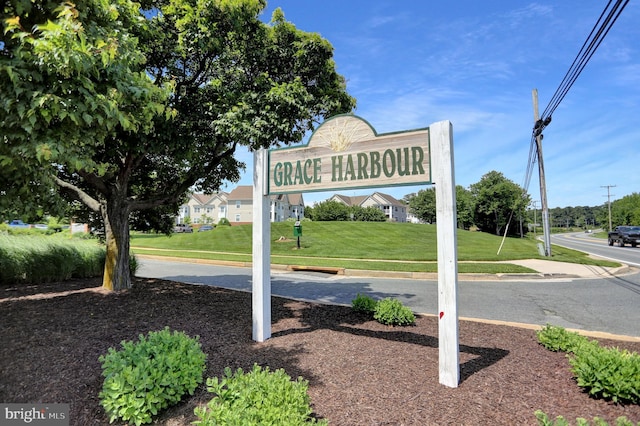 131 Remington Cir, Havre De Grace, MD 21078 - community sign featuring a lawn