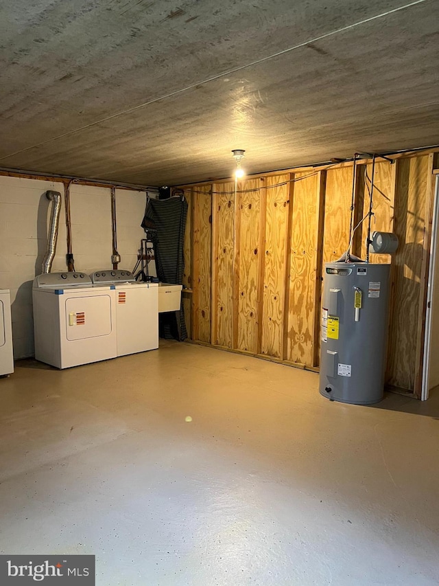 842 Putnam Blvd Unit 60A, Wallingford, PA 19086 - finished basement with electric water heater and washer and dryer