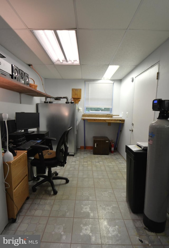 26 Shamrock Cir, Westminster, MD 21157 - office with light floors and a paneled ceiling
