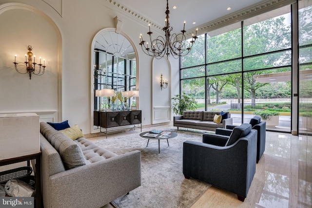 1300 Army Navy Dr Unit 124, Arlington, VA 22202 - common area featuring a high ceiling