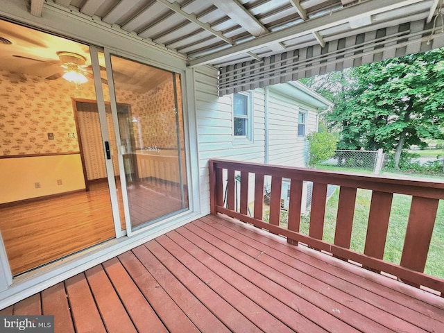 671 Fox Dr, Winchester, VA 22603 - view of wooden deck