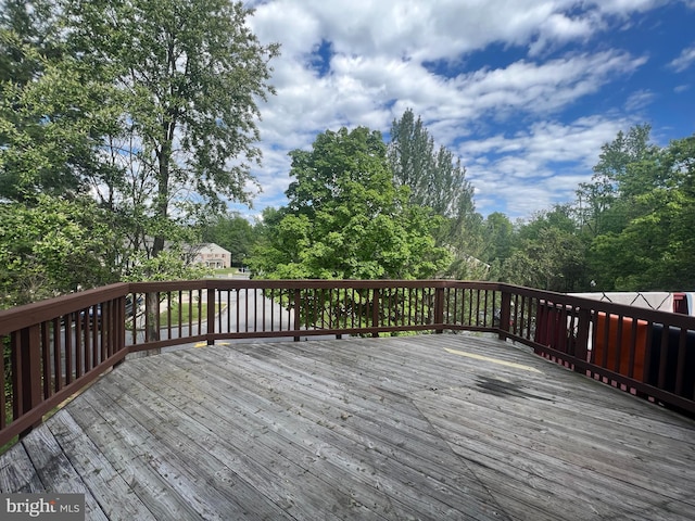 view of deck