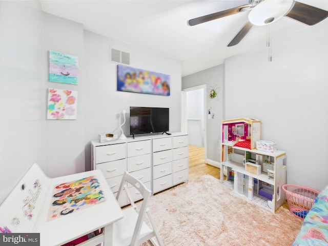 8663 Black Oak, Baltimore, MD 21234 - bedroom featuring wood finished floors and ceiling fan