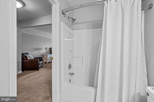 115 Hartefeld Dr, Avondale, PA 19311 - full bathroom featuring shower / tub combo and toilet