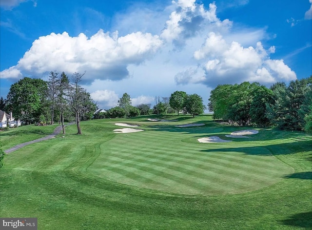 115 Hartefeld Dr, Avondale, PA 19311 - view of home's community featuring golf course view, view of scattered trees, and a lawn