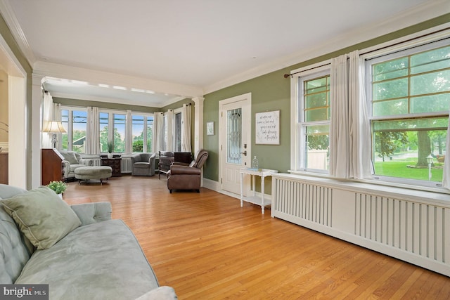 759 Avenue F, Langhorne, PA 19047 - sunroom / solarium featuring radiator and healthy amount of natural light