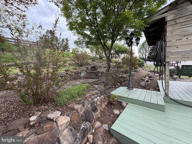 64 Mulberry St, Franklin, WV 26807 - view of wooden deck