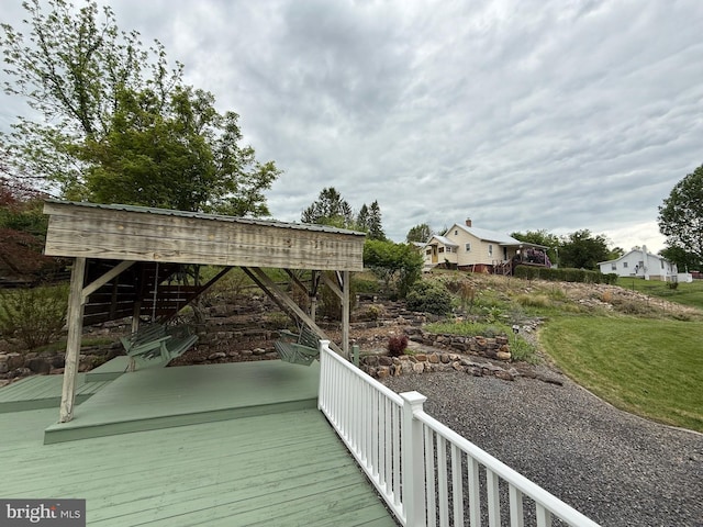 64 Mulberry St, Franklin, WV 26807 - view of deck