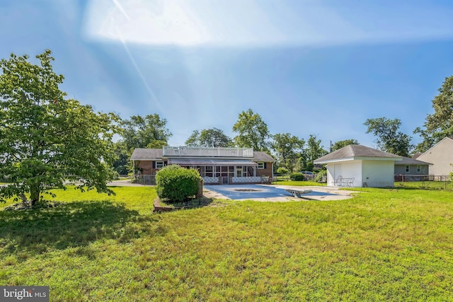 931 Oakdale Cir, Millersville, MD 21108 - back of property with a patio area