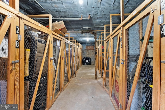 view of storage