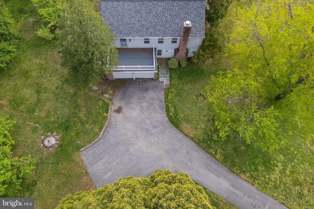 view of subject property