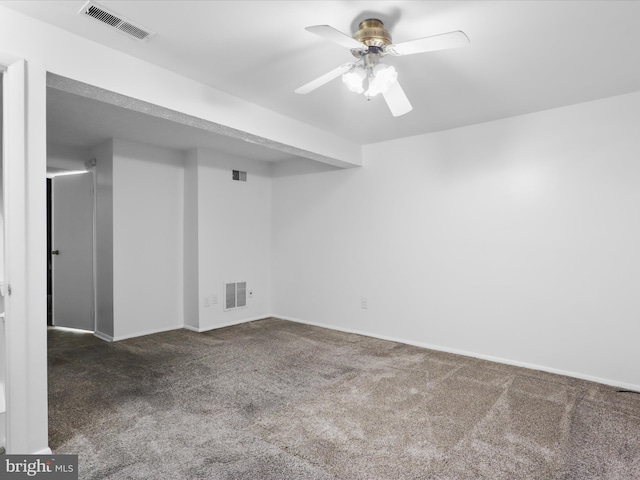 13833 Palmer House Way Unit 32-233, Silver Spring, MD 20904 - unfurnished room featuring carpet, baseboards, and ceiling fan