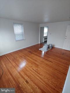 1113 Faunce St, Philadelphia, PA 19111 - unfurnished living room featuring wood finished floors