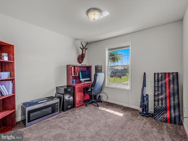 326 Soldier Dr, Bunker Hill, WV 25413 - carpeted home office with baseboards