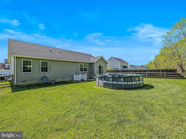 326 Soldier Dr, Bunker Hill, WV 25413 - back of house with crawl space