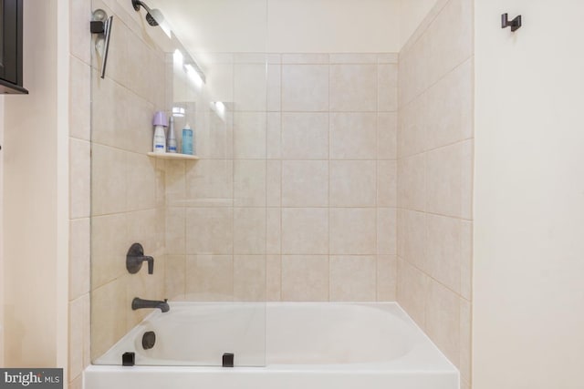 full bathroom with  shower combination