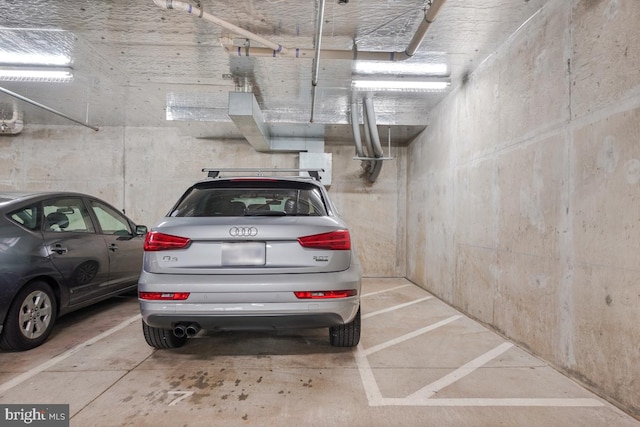 view of parking deck