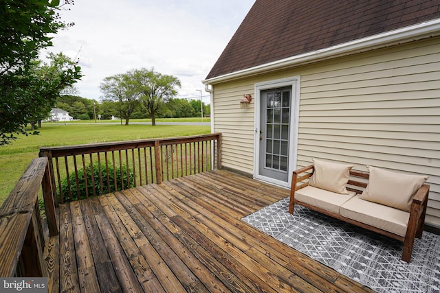 20560 Nanticoke Rd, Nanticoke, MD 21840 - deck with a yard