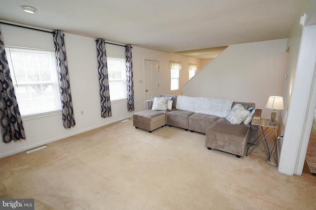 20560 Nanticoke Rd, Nanticoke, MD 21840 - living room featuring carpet flooring and baseboards