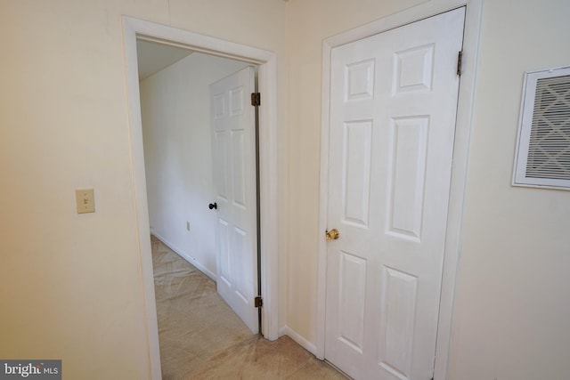 20560 Nanticoke Rd, Nanticoke, MD 21840 - hallway with light colored carpet and baseboards