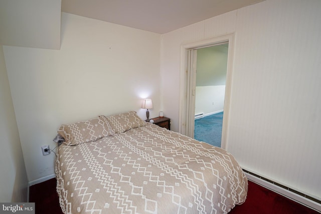20560 Nanticoke Rd, Nanticoke, MD 21840 - carpeted bedroom featuring baseboard heating and baseboards
