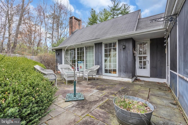 607 Rosedale Rd, Princeton, NJ 08540 - view of patio / terrace featuring an outdoor living space