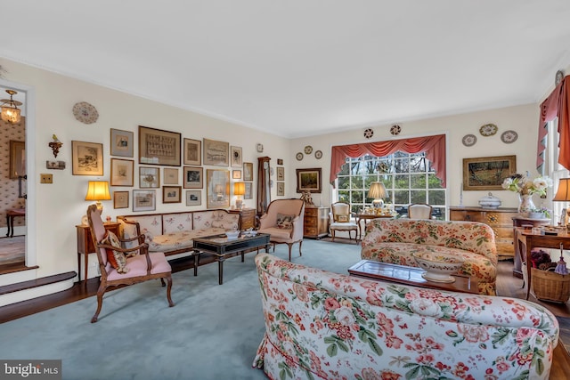 607 Rosedale Rd, Princeton, NJ 08540 - living area with wood finished floors