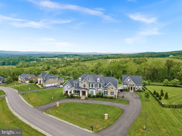 16024 Waterford Crest Pl, Paeonian Springs, VA 20129 - view from above of property featuring a heavily wooded area