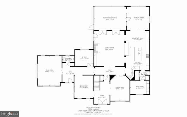 16024 Waterford Crest Pl, Paeonian Springs, VA 20129 - floor plan / room layout