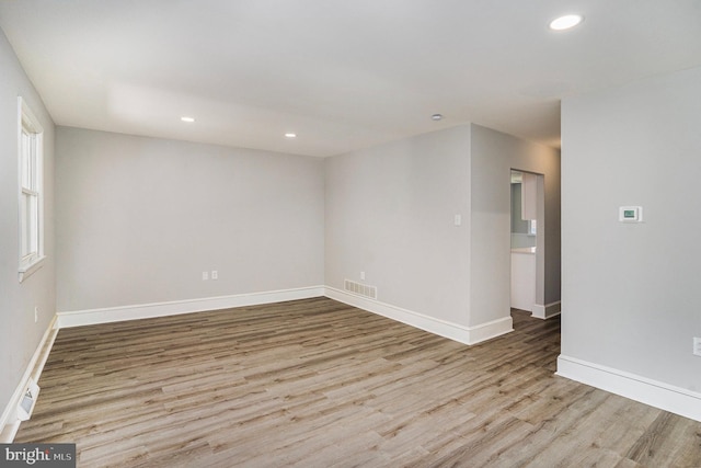 748 Jefferson St, Red Hill, PA 18076 - unfurnished room with wood finished floors, recessed lighting, and baseboards