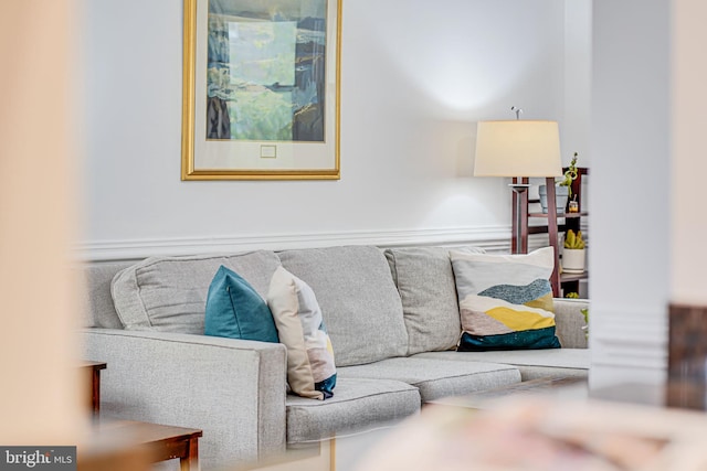 view of living area