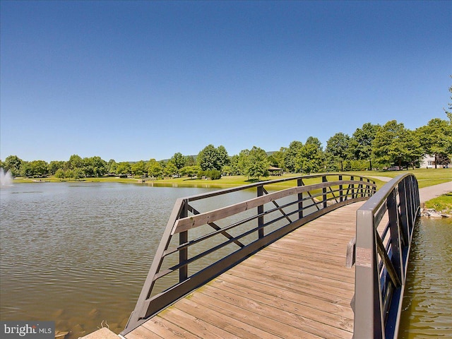 2400 Dominion Dr Unit 3D, Frederick, MD 21702 - dock area with a water view