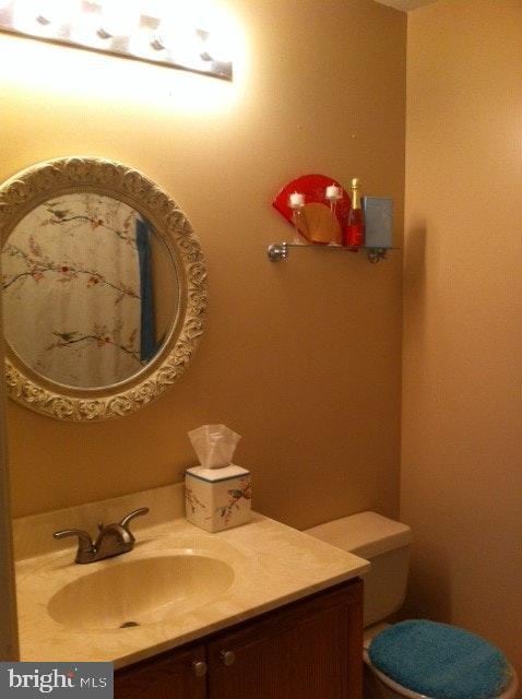 2400 Dominion Dr Unit 3D, Frederick, MD 21702 - bathroom with vanity and toilet