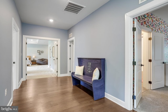 133 Greentree Farm Dr, Dickerson, MD 20842 - hall with baseboards and wood finished floors