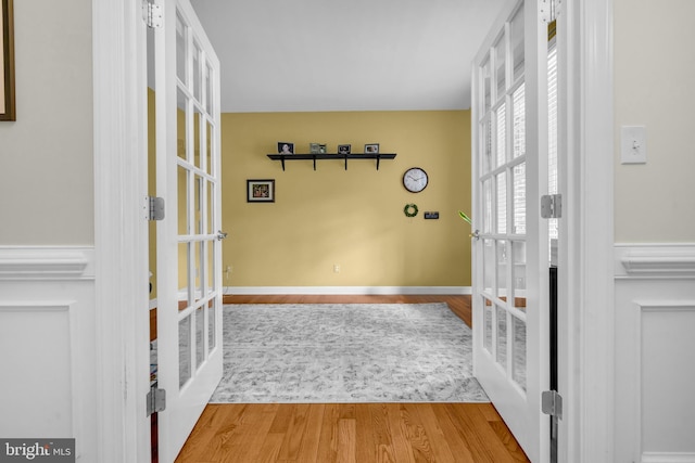 2906 Cornus Way, Joppa, MD 21085 - entryway with french doors and wood finished floors