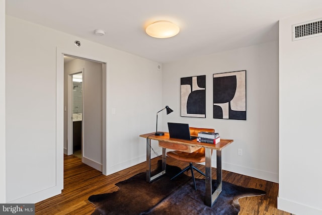 2018 Walnut St Unit 19Gh, Philadelphia, PA 19103 - office area featuring wood finished floors and baseboards