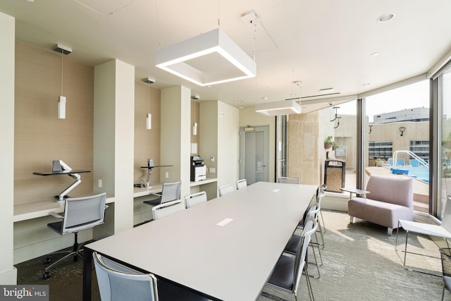 2018 Walnut St Unit 19Gh, Philadelphia, PA 19103 - kitchen featuring a center island and light countertops