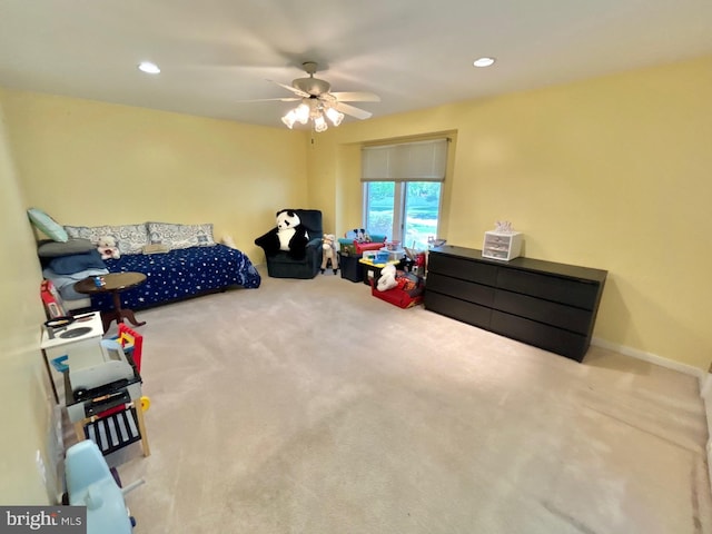 52 Dalton Way, Southampton, PA 18966 - carpeted bedroom featuring recessed lighting and a ceiling fan