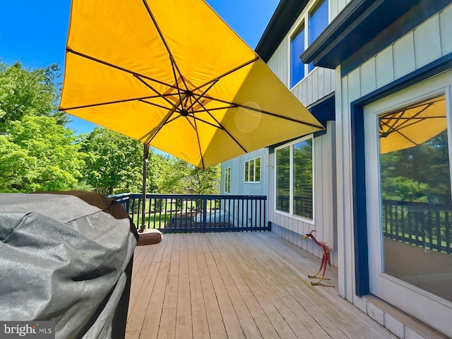 52 Dalton Way, Southampton, PA 18966 - wooden terrace with a grill