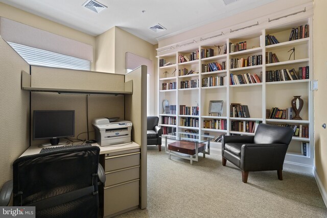 42397 Goldenseal Sq, Brambleton, VA 20148 - home office featuring light carpet