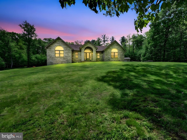 773 S Rte 183, Schuylkill Haven, PA 17972 - view of front of property featuring a lawn and stone siding