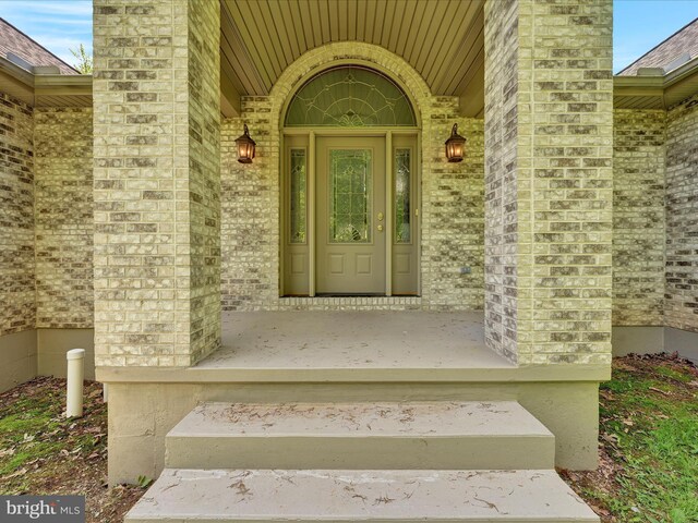 773 S Rte 183, Schuylkill Haven, PA 17972 - view of exterior entry with brick siding and covered porch