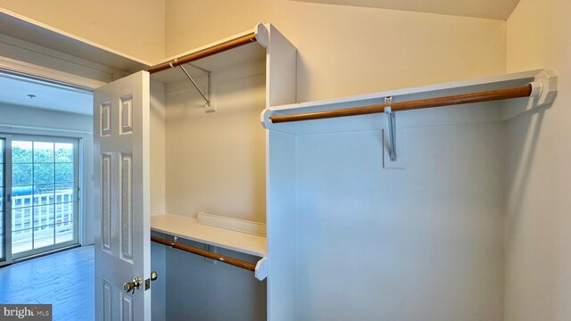 208 Eastern Ave, Annapolis, MD 21403 - walk in closet featuring wood finished floors