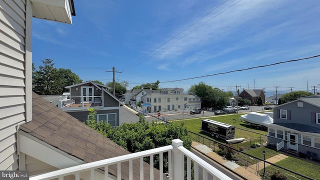 208 Eastern Ave, Annapolis, MD 21403 - balcony featuring a residential view
