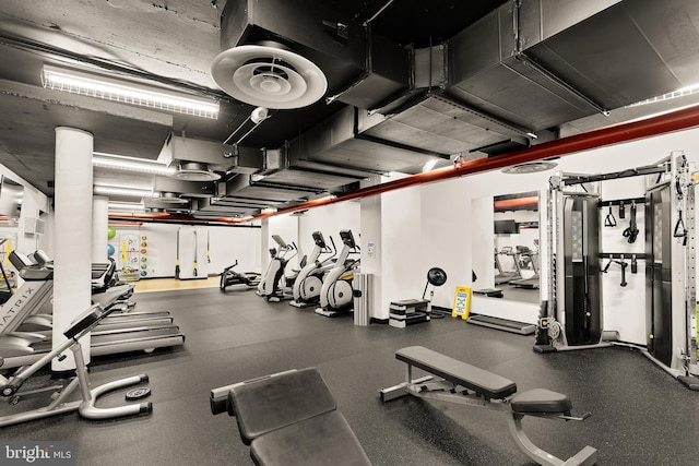 1245 4th St SW Unit E511, Washington, DC 20024 - view of workout area