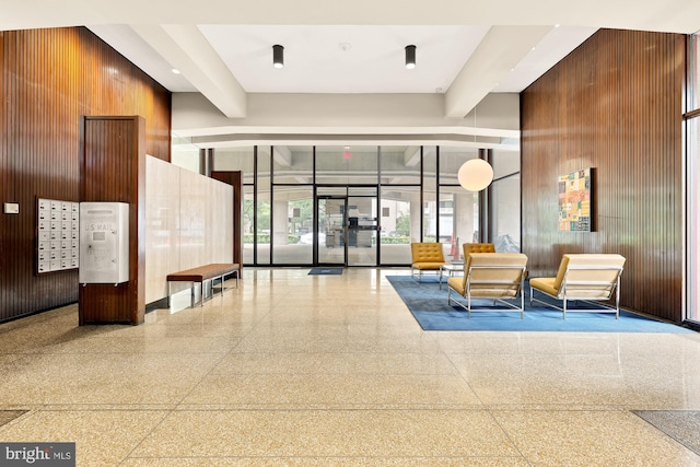 1245 4th St SW Unit E511, Washington, DC 20024 - common area featuring wooden walls
