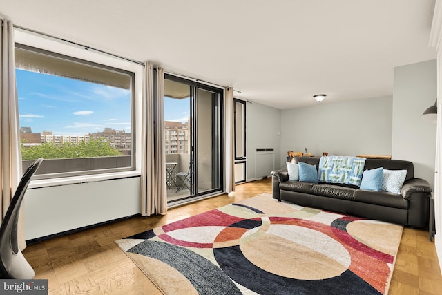 1245 4th St SW Unit E511, Washington, DC 20024 - living room with a city view