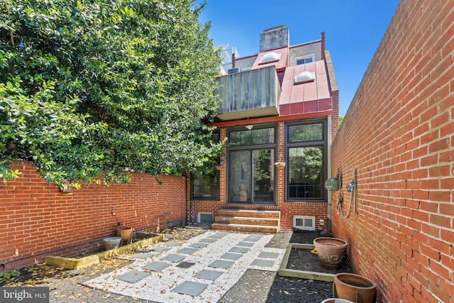 view of patio / terrace with entry steps