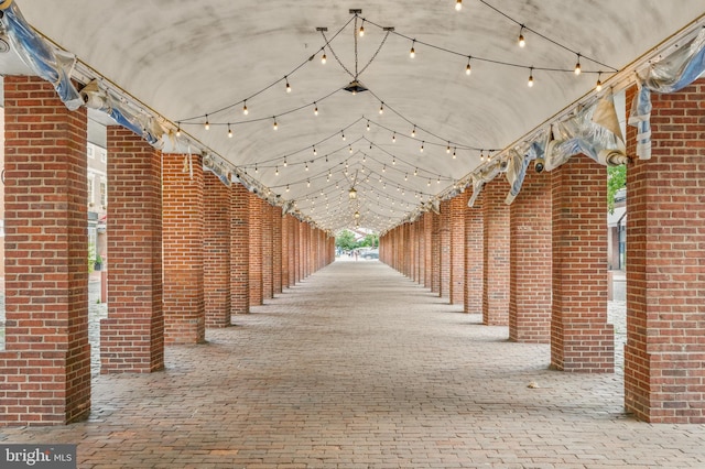 view of horse barn